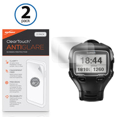 ClearTouch Anti-Glare (2-Pack) - Garmin Forerunner 910XT Screen Protector