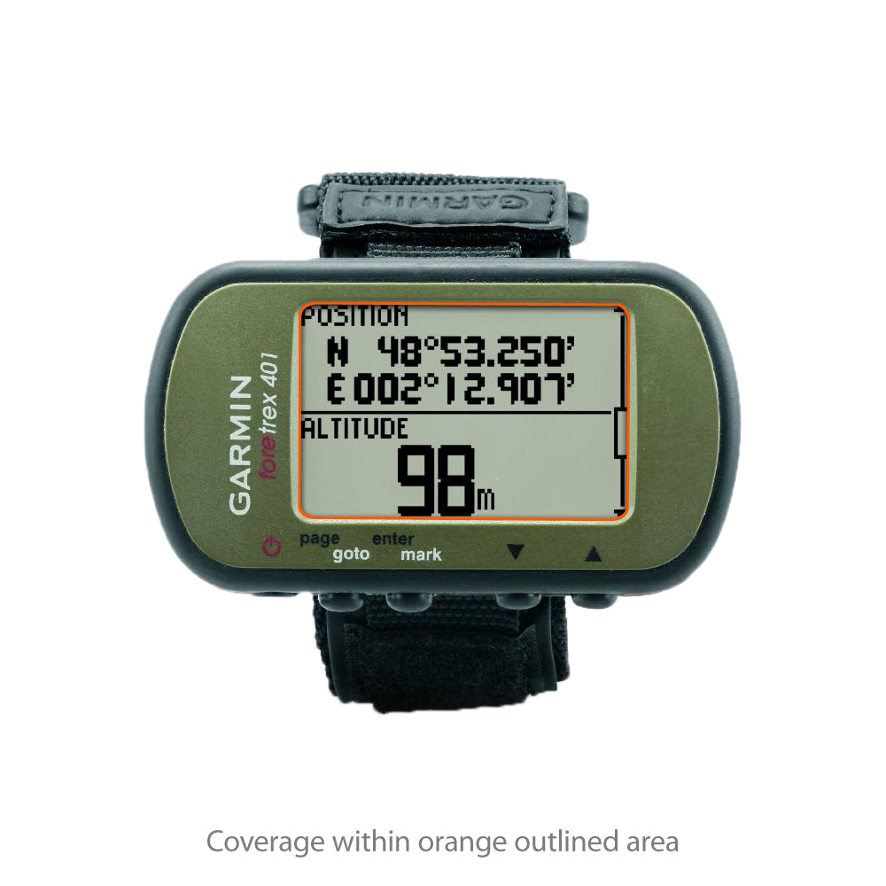 ClearTouch Crystal (2-Pack) - Garmin Foretrex 401 Screen Protector
