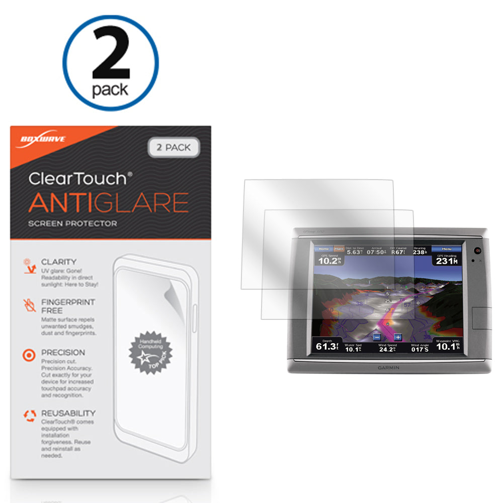 ClearTouch Anti-Glare (2-Pack) - Garmin GPSMAP 7212 Screen Protector