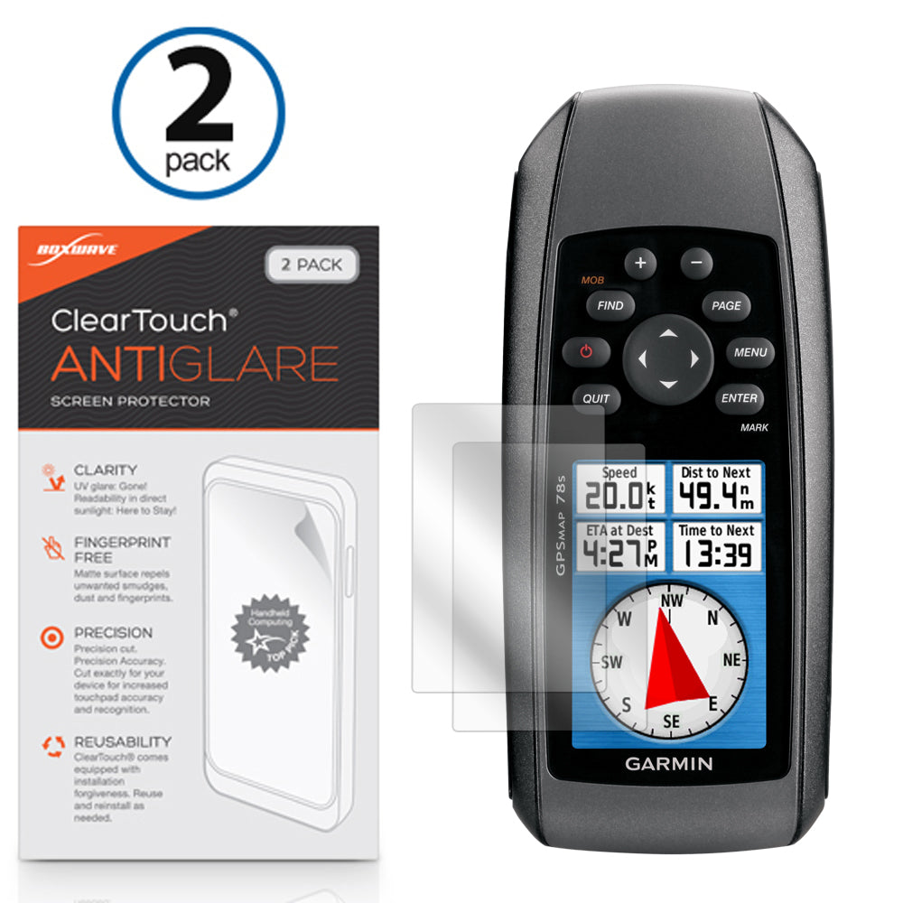 ClearTouch Anti-Glare (2-Pack) - Garmin GPSMAP 78 Screen Protector