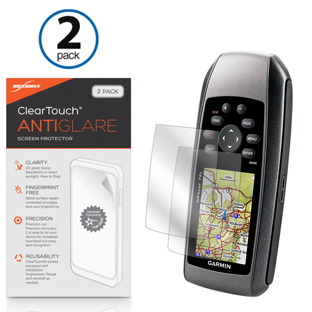 ClearTouch Anti-Glare (2-Pack) - Garmin GPSMAP 78s Screen Protector