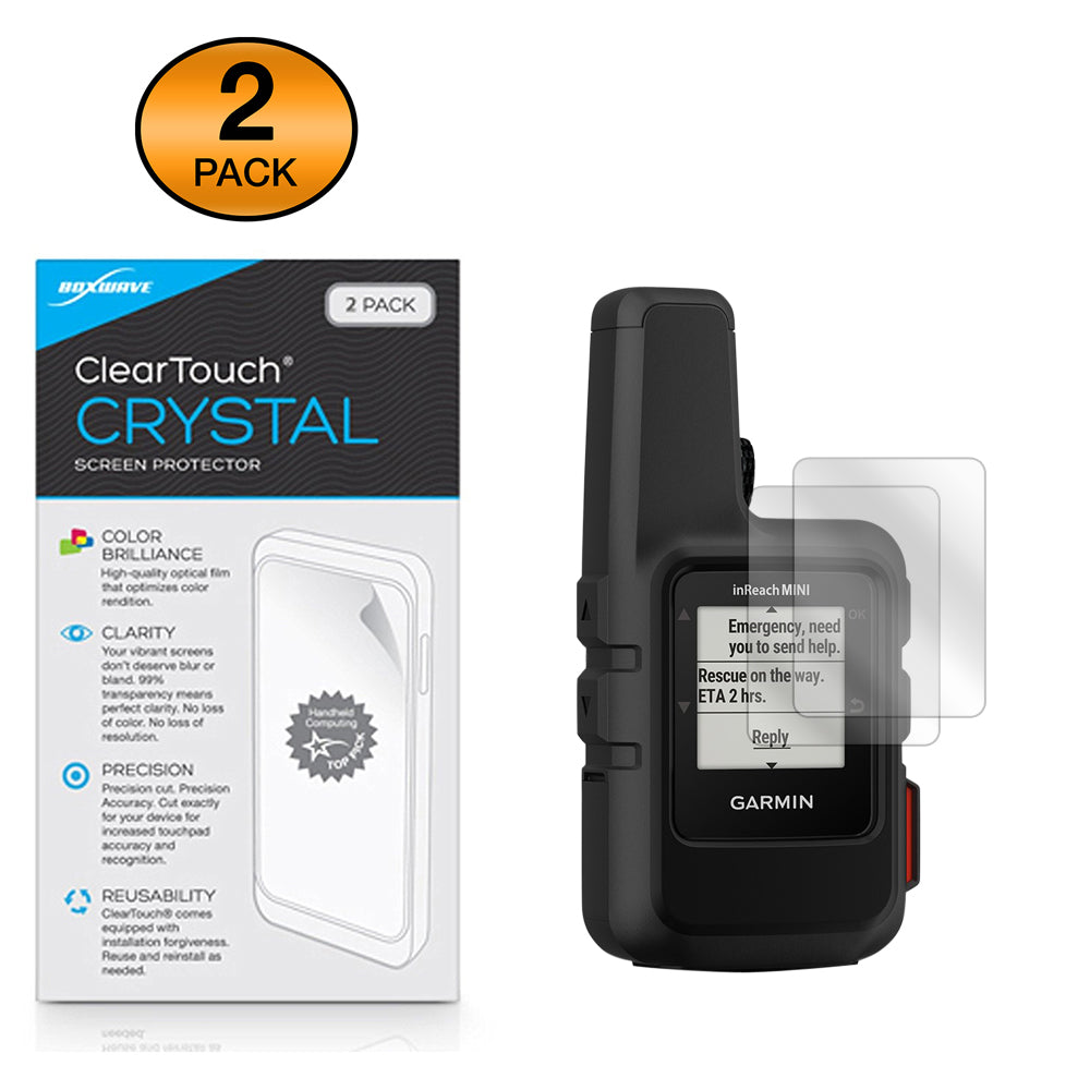 ClearTouch Crystal (2-Pack) - Garmin inReach Mini Screen Protector