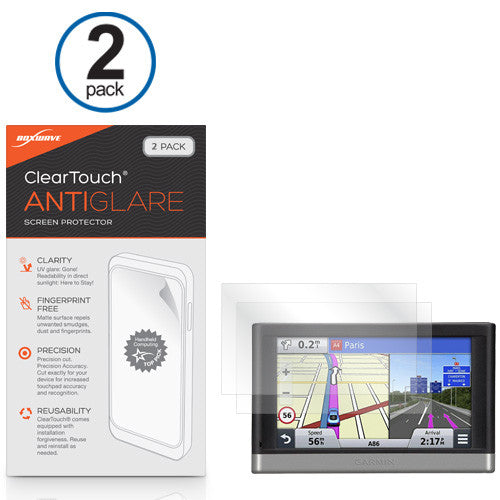 ClearTouch Anti-Glare (2-Pack) - Garmin Nuvi 2497LMT Screen Protector