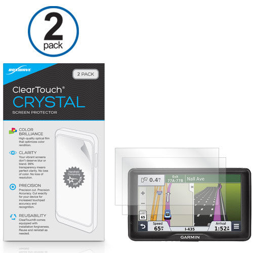 ClearTouch Crystal (2-Pack) - Garmin Nuvi 2797LMT Screen Protector