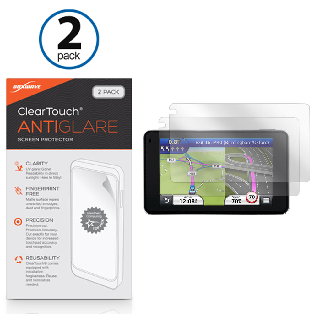 ClearTouch Anti-Glare (2-Pack) - Garmin Nuvi 3490LMT Screen Protector
