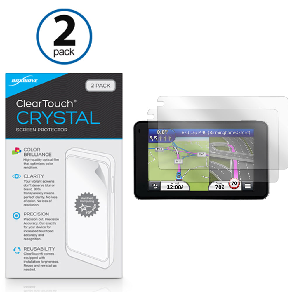 ClearTouch Crystal (2-Pack) - Garmin Nuvi 3490LMT Screen Protector
