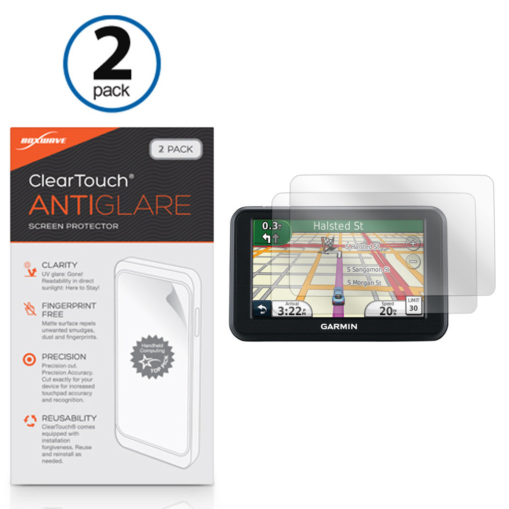 ClearTouch Anti-Glare (2-Pack) - Garmin Nuvi 40 Screen Protector