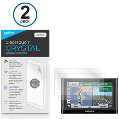 ClearTouch Crystal (2-Pack) - Garmin Nuvi 55LMT Screen Protector
