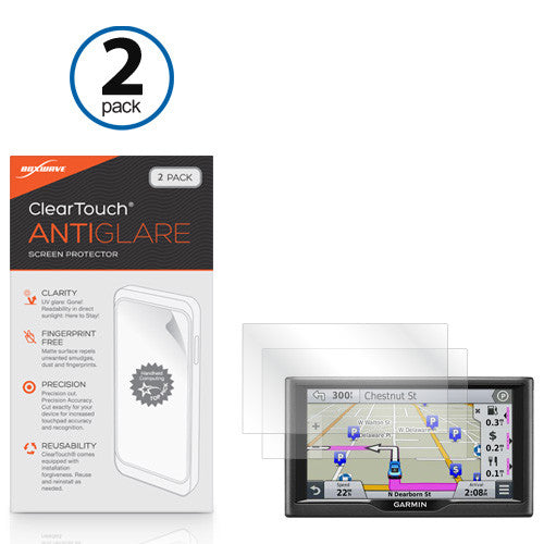ClearTouch Anti-Glare (2-Pack) - Garmin Nuvi 67LMT Screen Protector