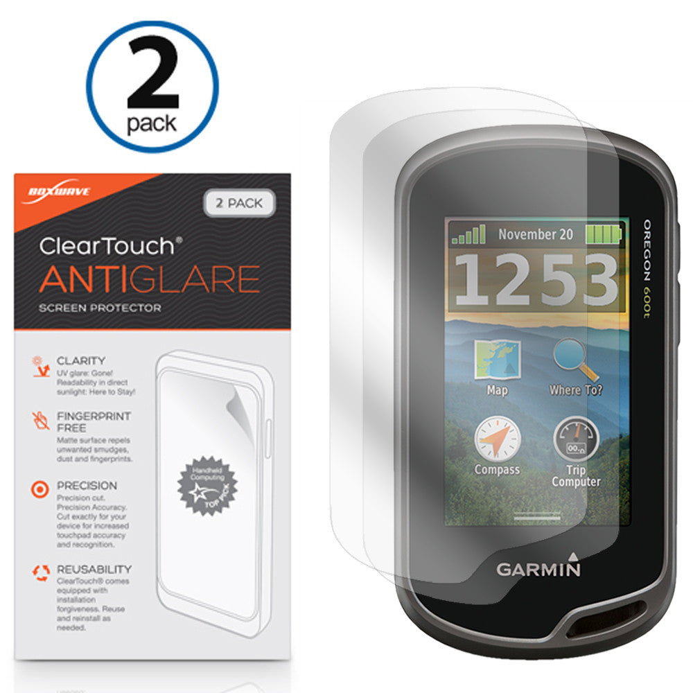 ClearTouch Anti-Glare (2-Pack) - Garmin Oregon 600t Screen Protector