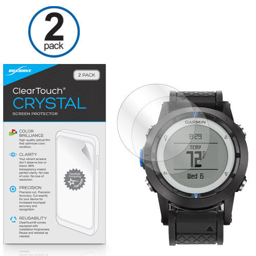 ClearTouch Crystal (2-Pack) - Garmin Quatix Screen Protector