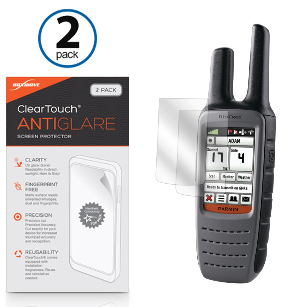 ClearTouch Anti-Glare (2-Pack) - Garmin Rino 610 Screen Protector