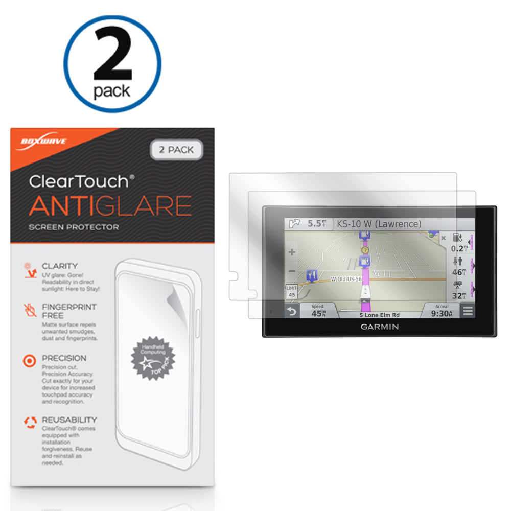 ClearTouch Anti-Glare (2-Pack) - Garmin RV 660LMT Screen Protector
