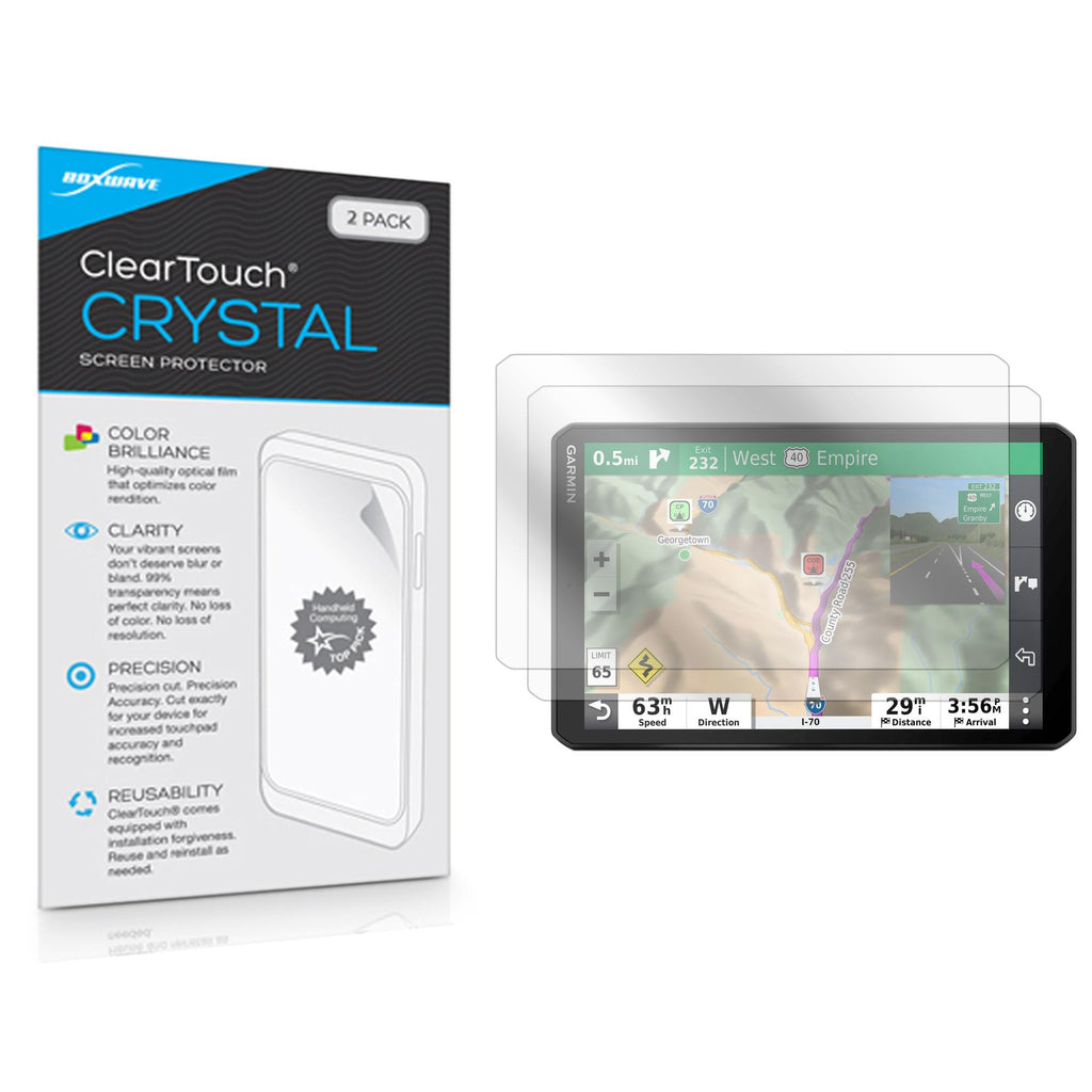 ClearTouch Crystal (2-Pack) - Garmin RV 890 Screen Protector