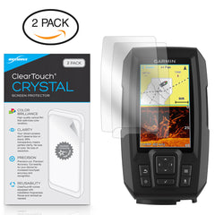 ClearTouch Crystal (2-Pack) - Garmin Striker Plus 4cv Screen Protector