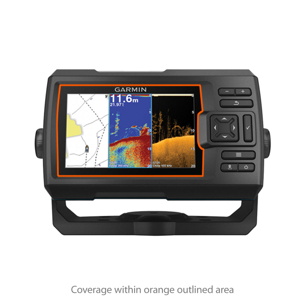 ClearTouch Crystal (2-Pack) - Garmin Striker Plus 5cv Screen Protector
