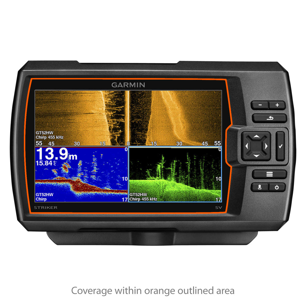 ClearTouch Crystal (2-Pack) - Garmin Striker Plus 7sv Screen Protector