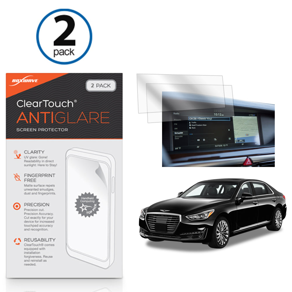 ClearTouch Anti-Glare (2-Pack) - Genesis 2017 G90 (12.3 in) Screen Protector