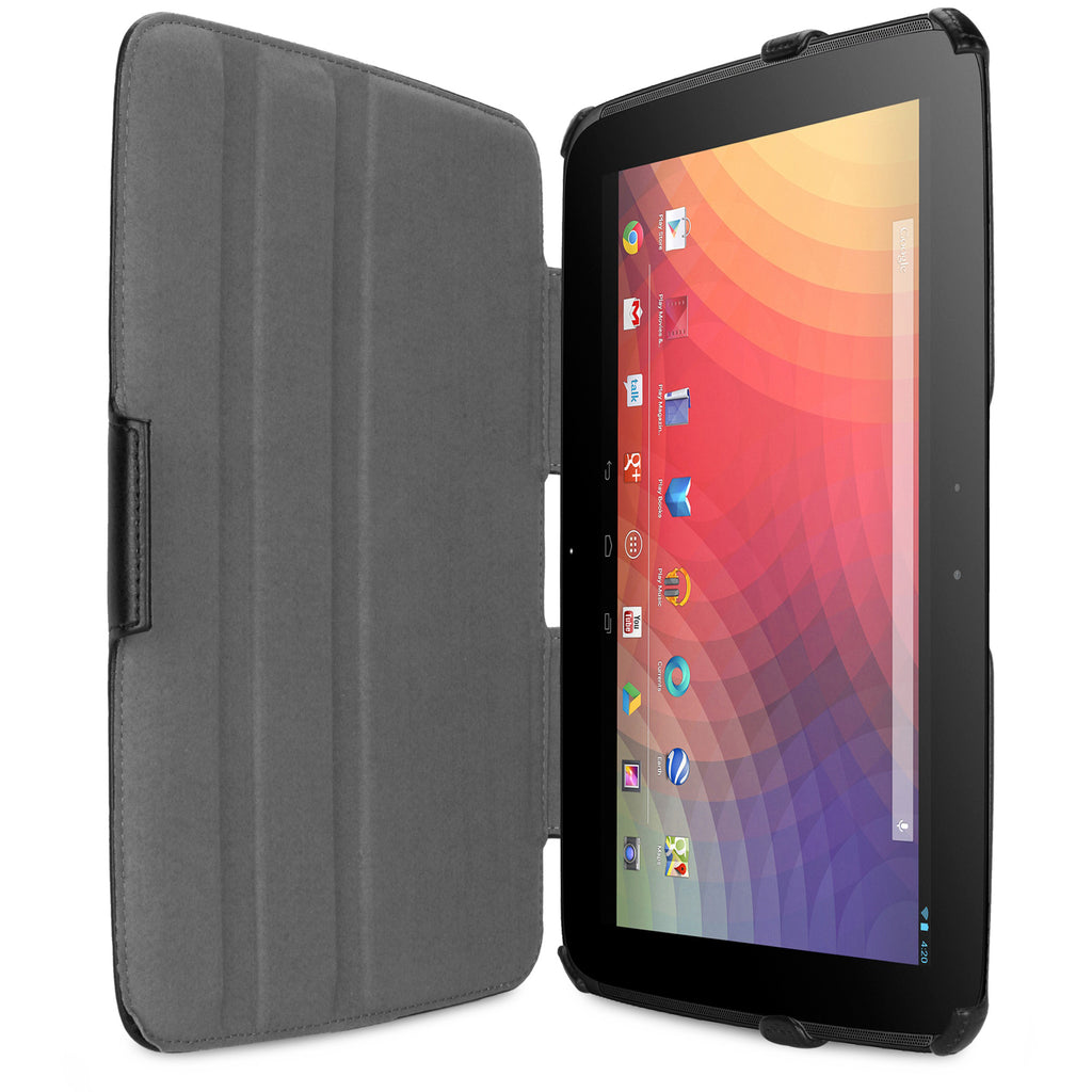Nero Leather Book Jacket - Google Nexus 10 Case