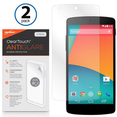 ClearTouch Anti-Glare (2-Pack) - Google Nexus 5 Screen Protector