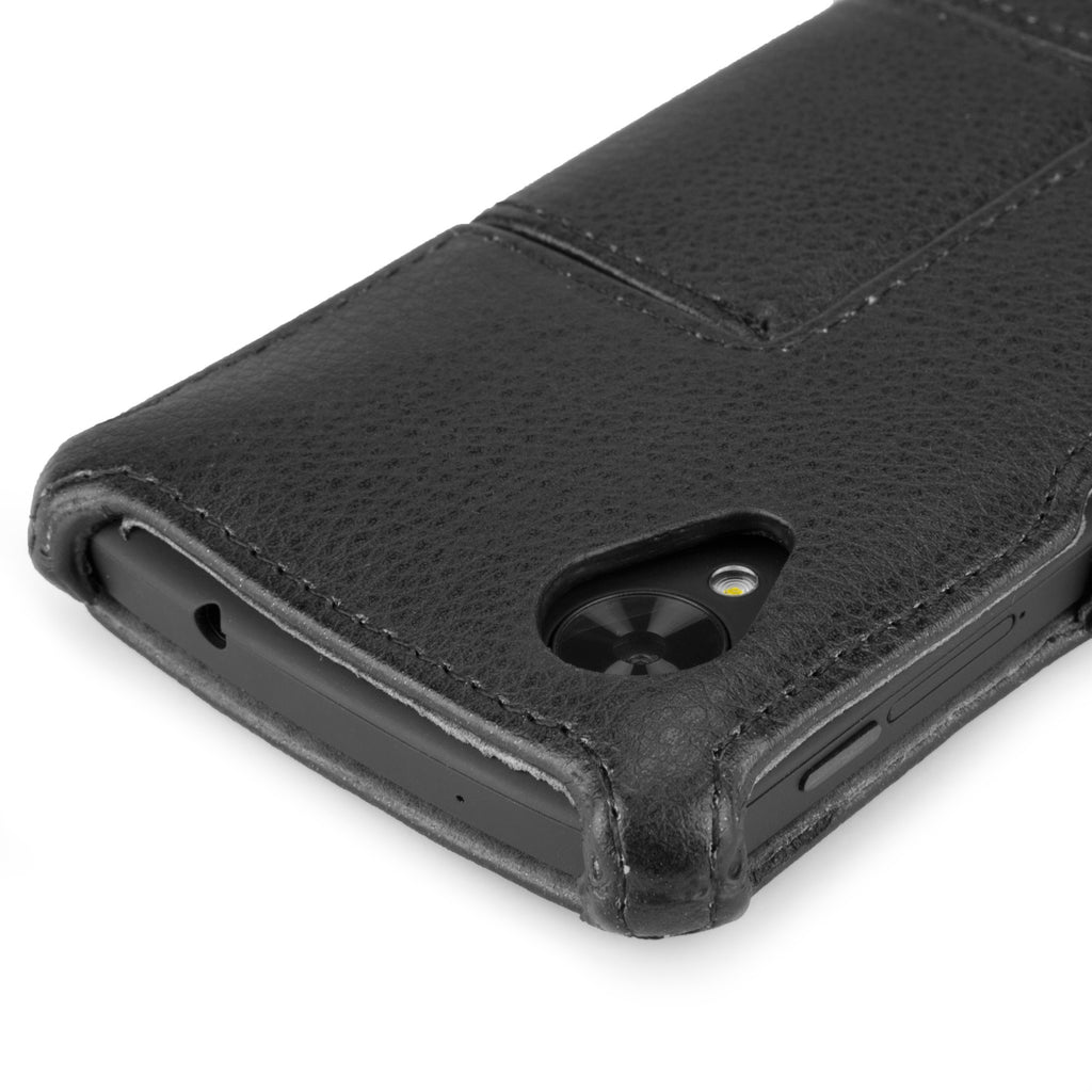 Leather Book Jacket - Google Nexus 5 Case