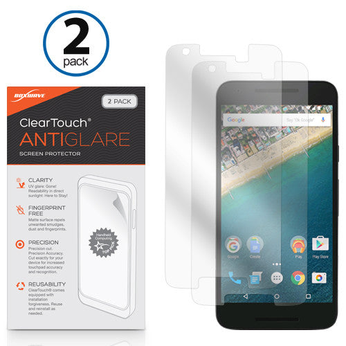 ClearTouch Anti-Glare (2-Pack) - LG Google Nexus 5X Screen Protector