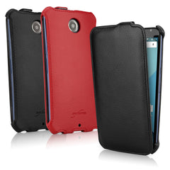 Leather Flip Case - Google Nexus 6 Case