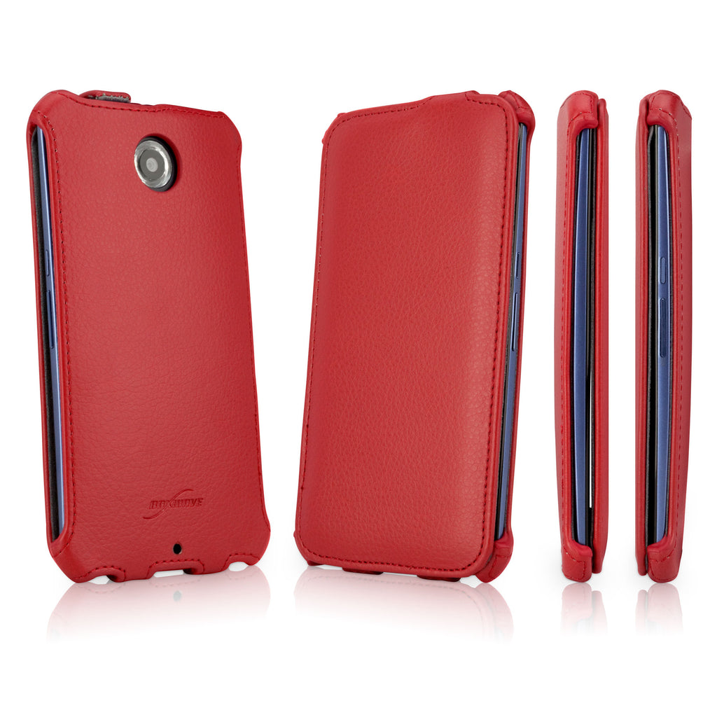 Leather Flip Nexus 6 Case