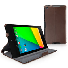 Leather Book Jacket - Google Nexus 7 (2nd Gen/2013) Case