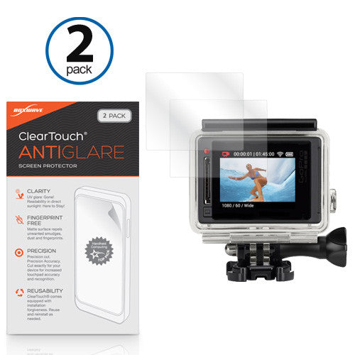 ClearTouch Anti-Glare (2-Pack) - GoPro Hero4 Screen Protector