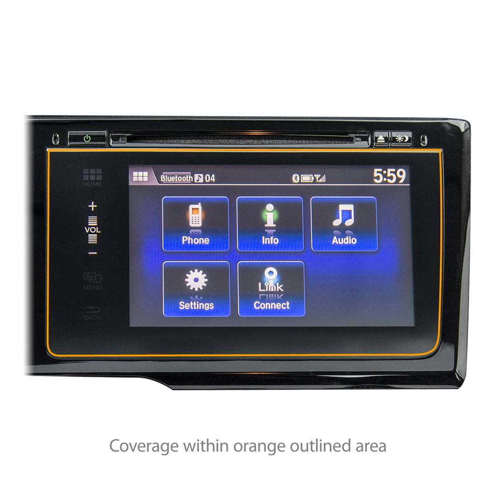 2015 Honda Fit EX Front Display Panel ClearTouch Anti-Glare (2-Pack)