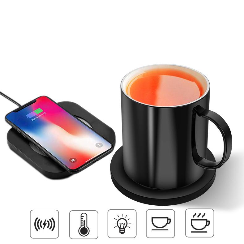 HottieMug with Wireless PowerDisc Charger (15W) - BLU G90 Pro Charger