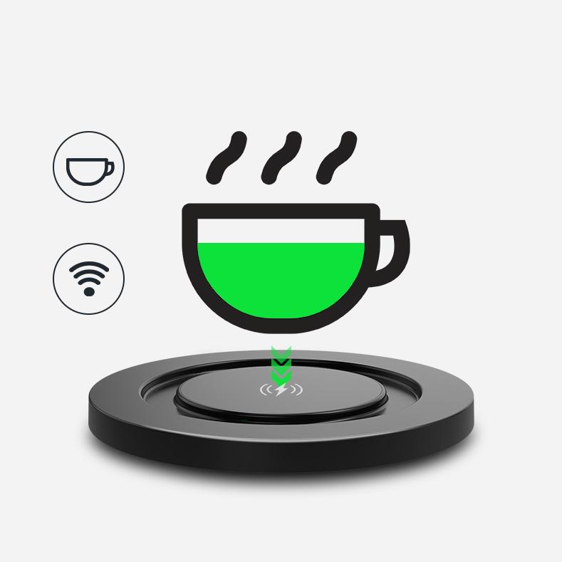 HottieMug with Wireless PowerDisc Charger (15W) - BLU G90 Pro Charger