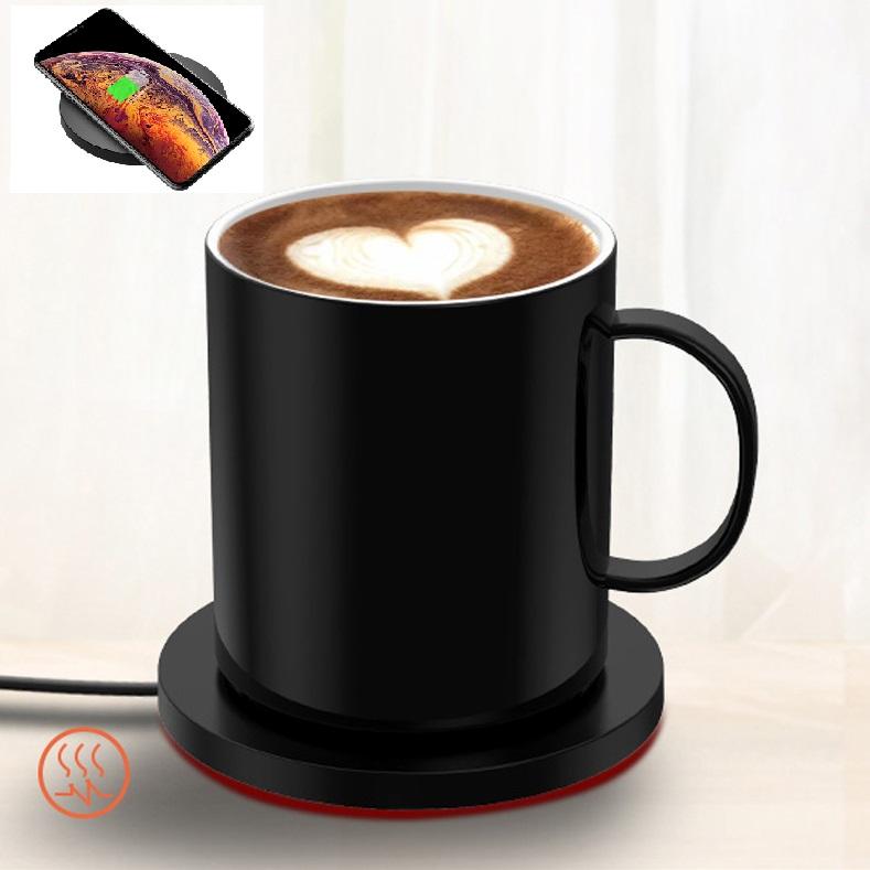 HottieMug with Wireless PowerDisc Charger (15W) - BLU G90 Pro Charger