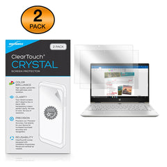 ClearTouch Crystal (2-Pack) - HP Pavilion x360 Convertible 2-in-1 (14") Screen Protector