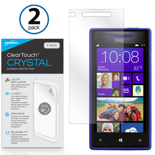ClearTouch Crystal (2-Pack) - HTC 8X Screen Protector