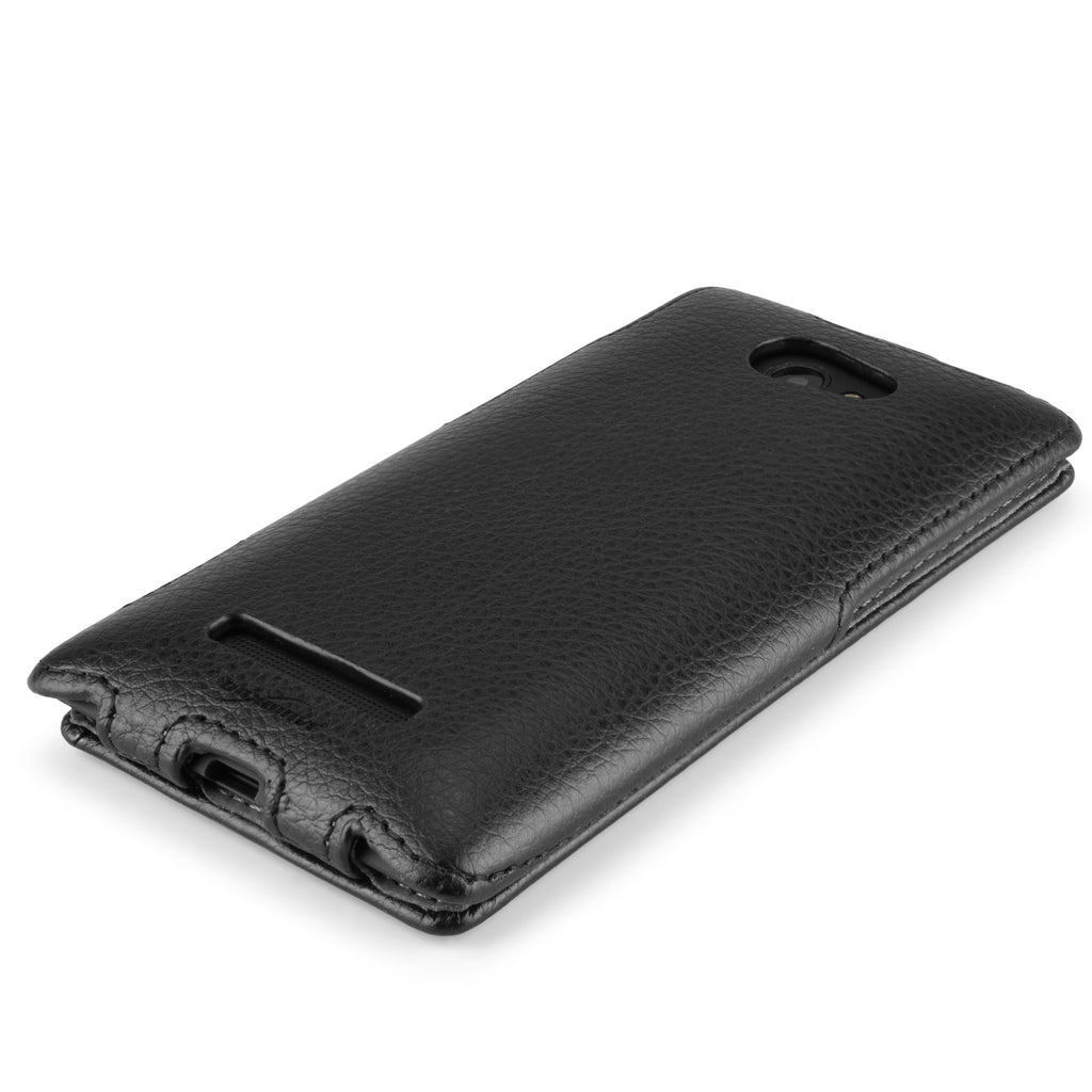 Nero Leather Flip Case - HTC 8X Case