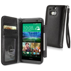 Leather Clutch Case - HTC One (M8 2014) Case
