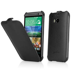 Leather Flip Case - HTC One (M8 2014) Case