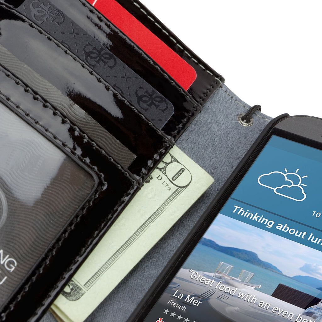 Patent Leather Clutch Case - HTC One (M9 2015) Case