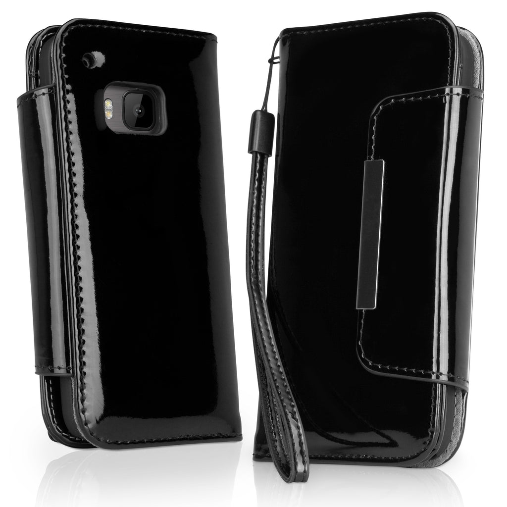 Patent Leather Clutch Case - HTC One (M9 2015) Case