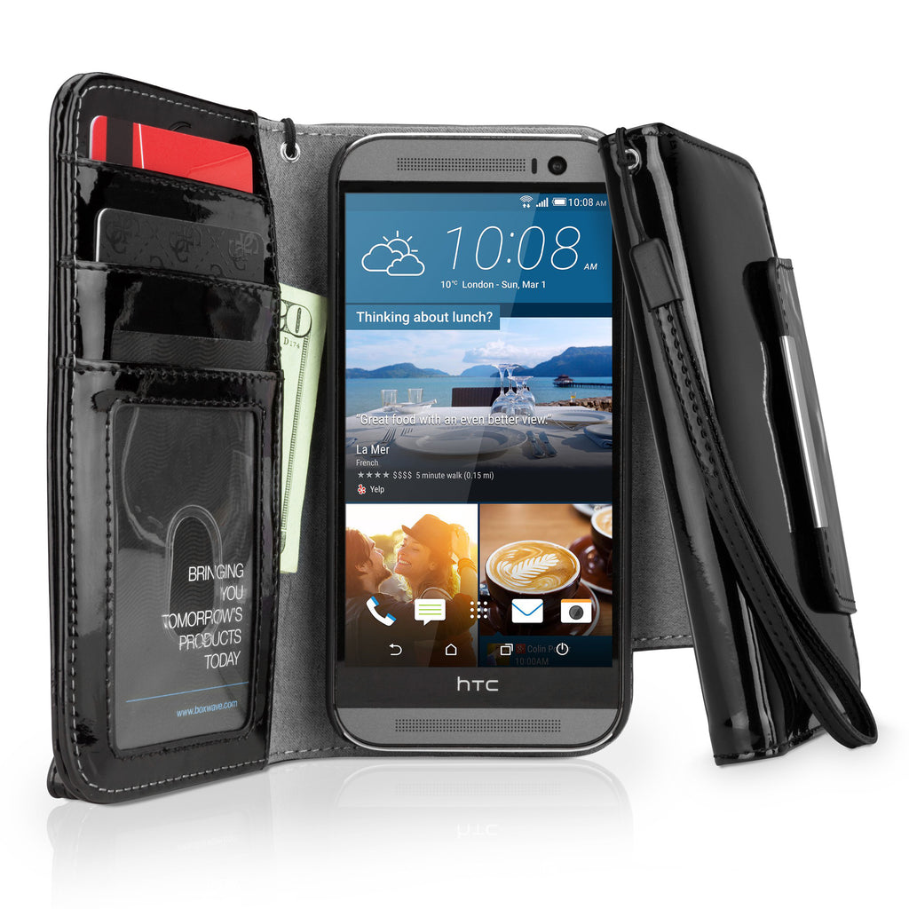 Patent Leather Clutch Case - HTC One (M9 2015) Case