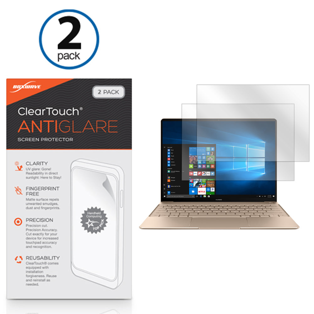 ClearTouch Anti-Glare (2-Pack) - Huawei MateBook X Screen Protector