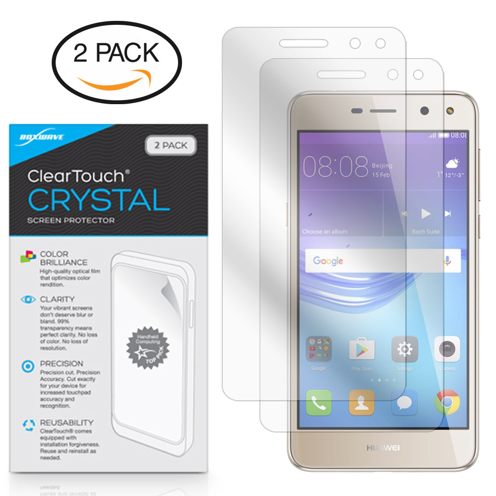 ClearTouch Crystal (2-Pack) - Huawei Y5 (2017) Screen Protector