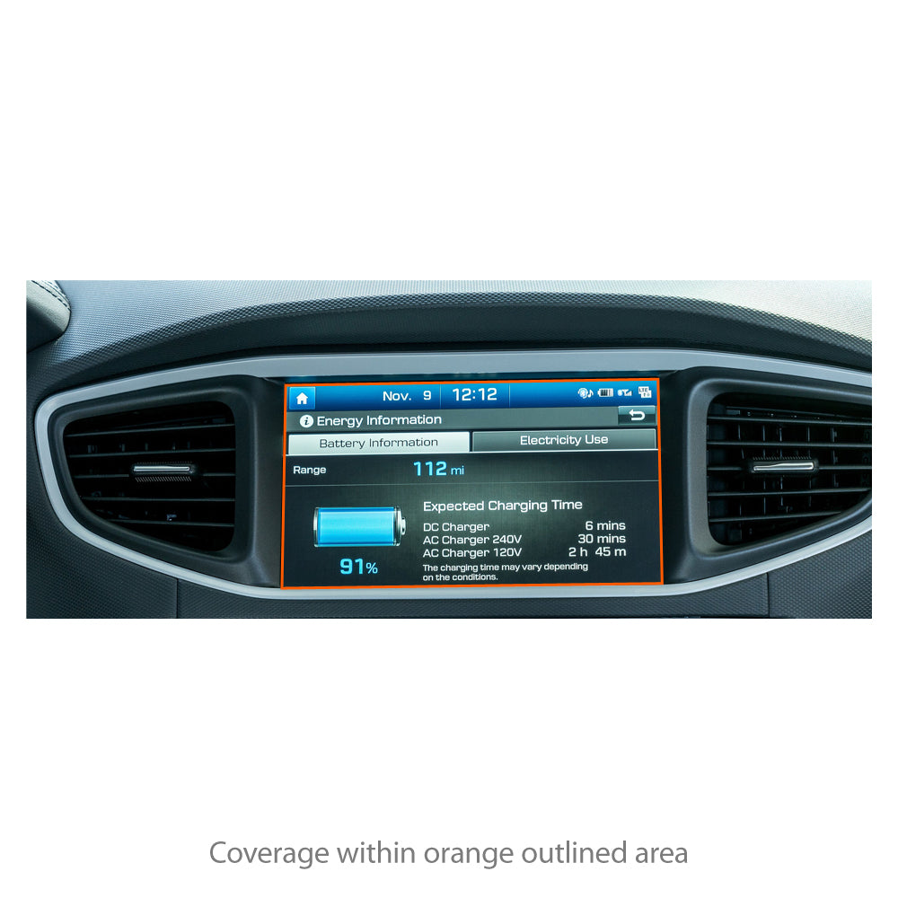 ClearTouch Crystal (2-Pack) - Hyundai 2017 Ioniq Electric (8 in) Screen Protector