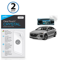 ClearTouch Crystal (2-Pack) - Hyundai 2017 Ioniq Hybrid (7 in) Screen Protector