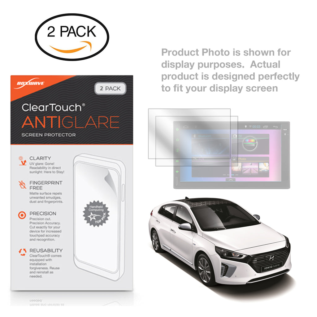 ClearTouch Anti-Glare (2-Pack) - Hyundai 2017 Ioniq Hybrid (8 in) Screen Protector