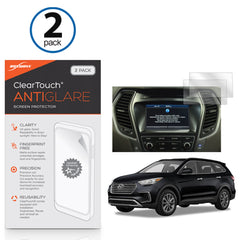 ClearTouch Anti-Glare (2-Pack) - Hyundai 2017 Santa Fe (7 in) Screen Protector