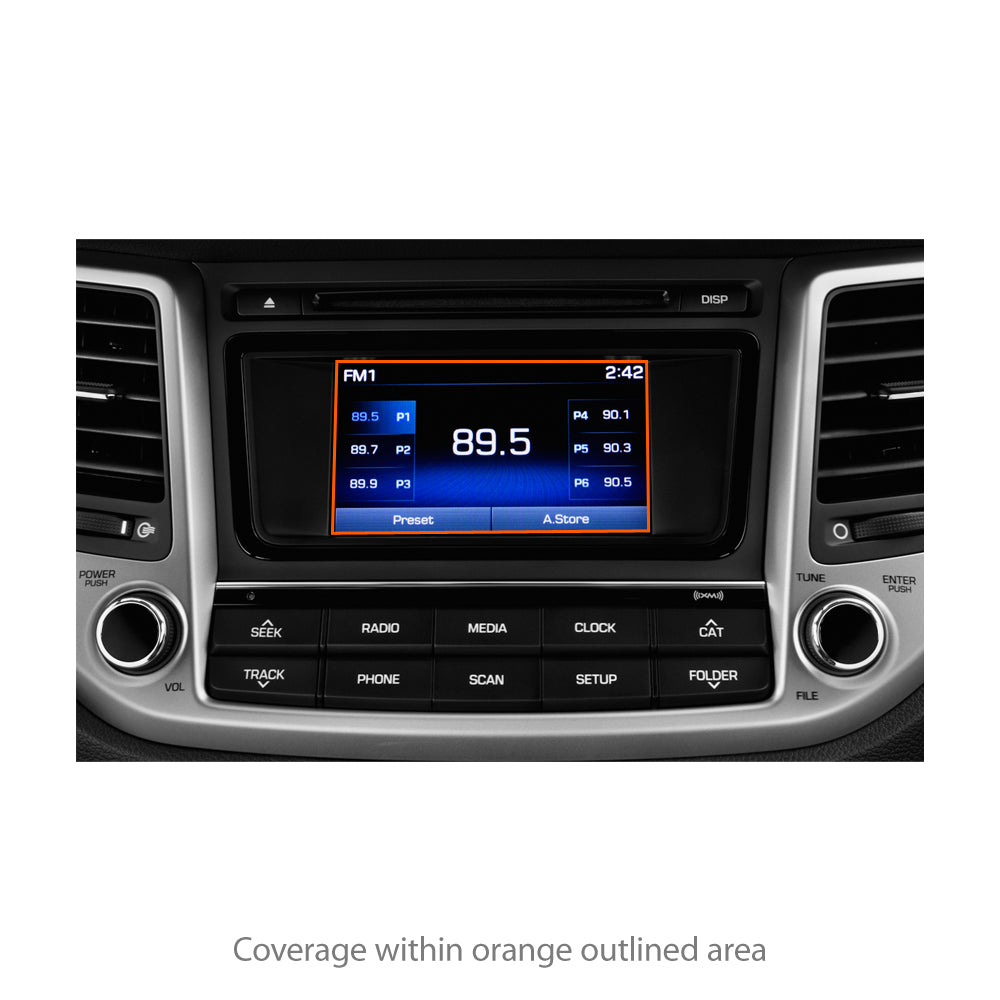 ClearTouch Crystal (2-Pack) - Hyundai 2017 Tucson (5 in) Screen Protector