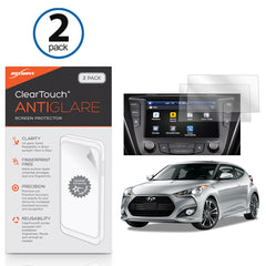 ClearTouch Anti-Glare (2-Pack) - Hyundai 2017 Veloster (7 in) Screen Protector